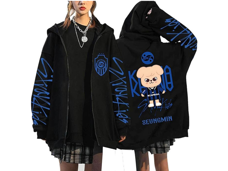 XYYYHTL Felix Hoodie Girls Women Zip STAR Album Jacket Hoodies