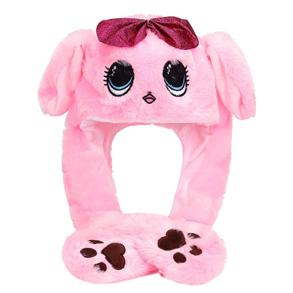 TopwonCute Plush Bunny Hat Rabbit Cap Cute Animal Hat Kids' Costume Hats,Party Favor,Great Gift
