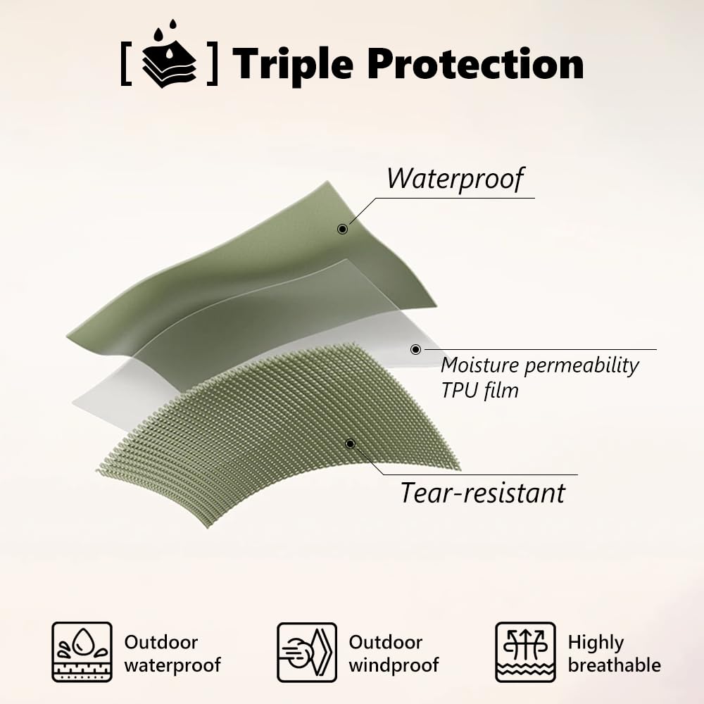 Impermeable para perro, impermeable con capucha para perros pequeños, medianos y grandes, chaqueta impermeable ajustable para perros (08 (pecho 26-30 pulgadas, espalda 22.5-25.5 pulgadas)