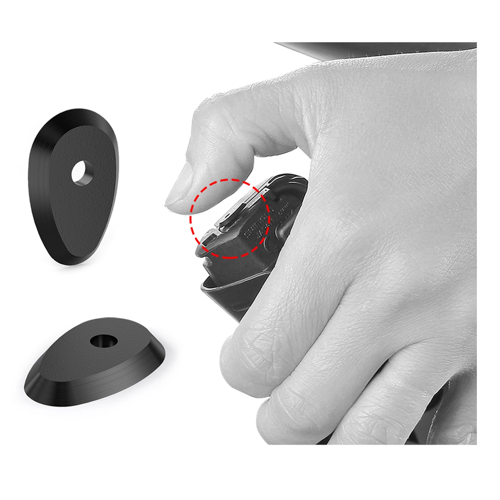 Distanziali a pulsante per cambio elettronico di bici da strada, compatibili con Shimano Di2 R8170/R9270, SRAM eTap AXS, EPS, superficie di contatto ingrandita per un cambio più facile, stampa 3D