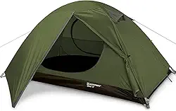 Bessport Barraca de acampamento para 1/2/3/4 pessoas, à prova d'água, duas portas, fácil configuração, leve para atividades ao ar livre, caminhadas, montanhismo, viagens
