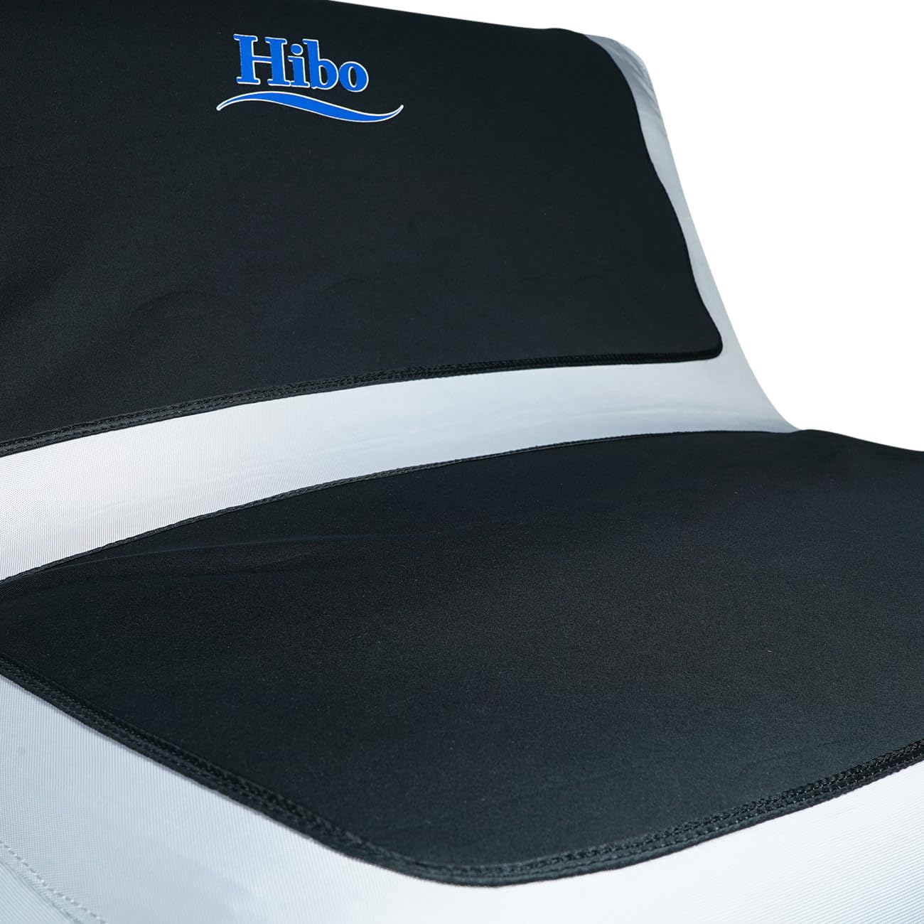Hibo Siège de bateau gonflable - Banc de bateau pneumatique de qualité supérieure - Gris - Nylon - 80 cm de large