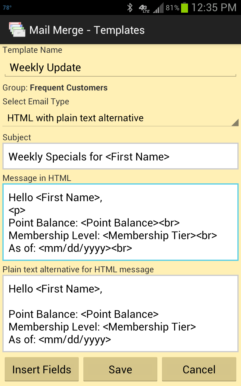 Mail Merge - App on the Amazon Appstore