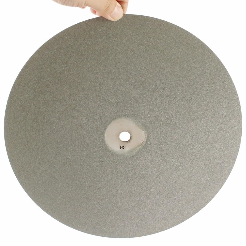 14" cale 350mm Ziarnistość 80-1000 Diamentowe tarcze szlifierskie Powlekane płaskie tarcze do obróbki kamienia Narzędzia jubilerskie do kamienia, szkła i kamieni szlachetnych(1000 Very Fine)