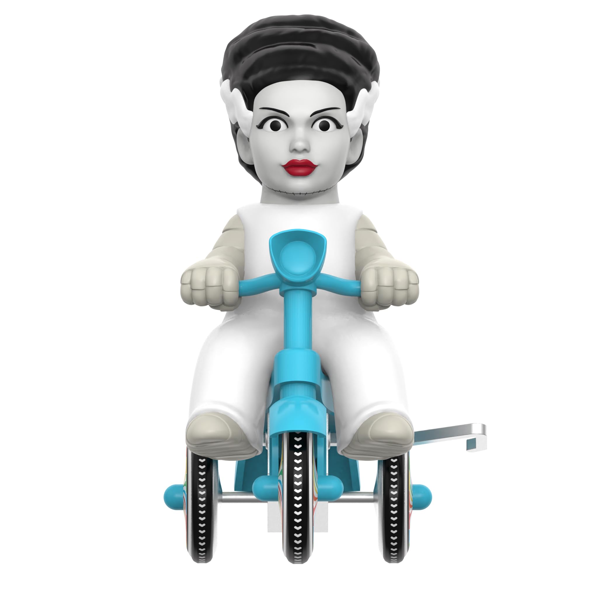 Super7 Universal Monsters Super Cycles - Bride of Frankenstein (White w/Blue Trikee) figurka akcji
