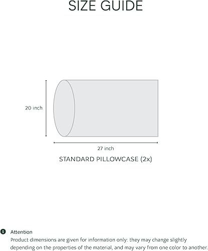 Miniatura 5 de Lacoste Par de fundas de almohada de percal 100% algodón, color liso, aguanieve, estándar