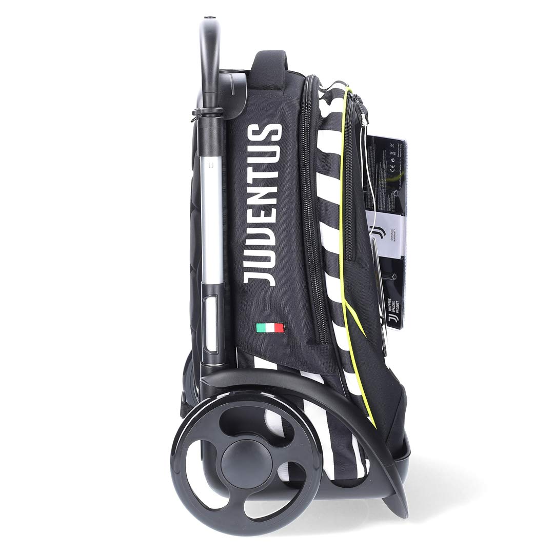 JUVENTUS Trolley Modulare Tyre - Collezione Scuola 2020/2021-100% Originale - 100% Prodotto Ufficiale - Orologio in Omaggio - Dimensioni: 39 x 58 x 28 cm