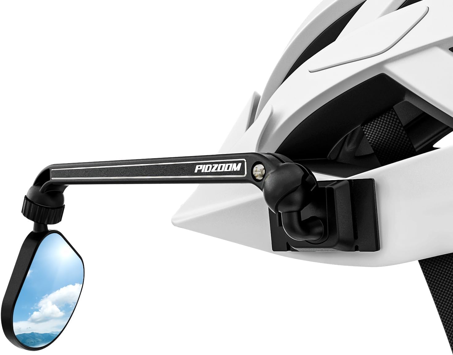 PIDZOOM Bike Mirror for Cycling 360° Adjustable and Rotatable Safe Rearview Helmet Mirror for Bicycle E-bike