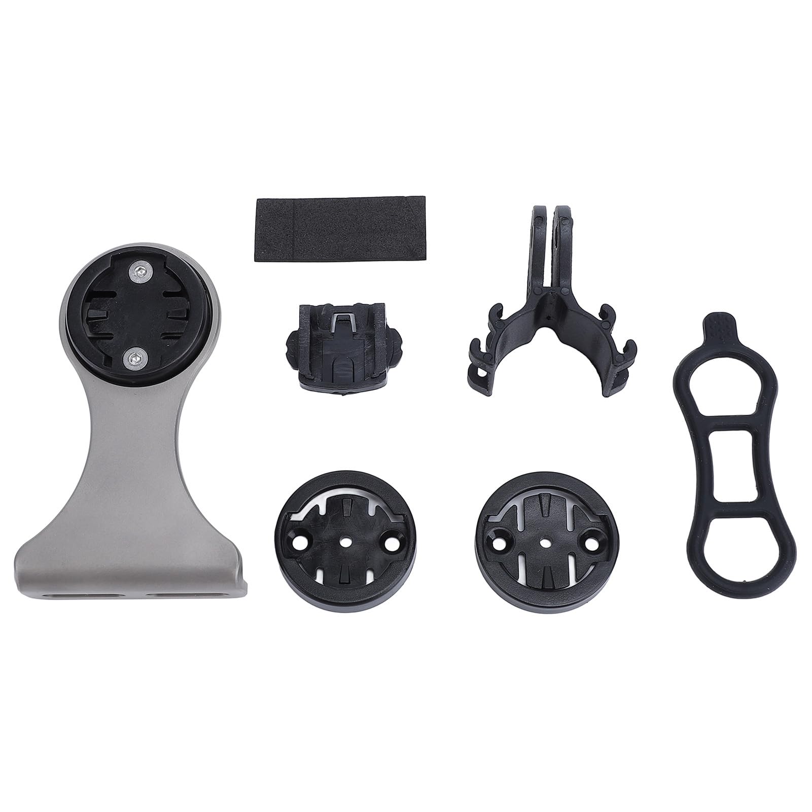 Supporto anteriore per computer per fotocamere e torce sportive, in lega di Ti resistente, supporto di estensione per manubrio per ciclismo, installazione facile, design salvaspazio
