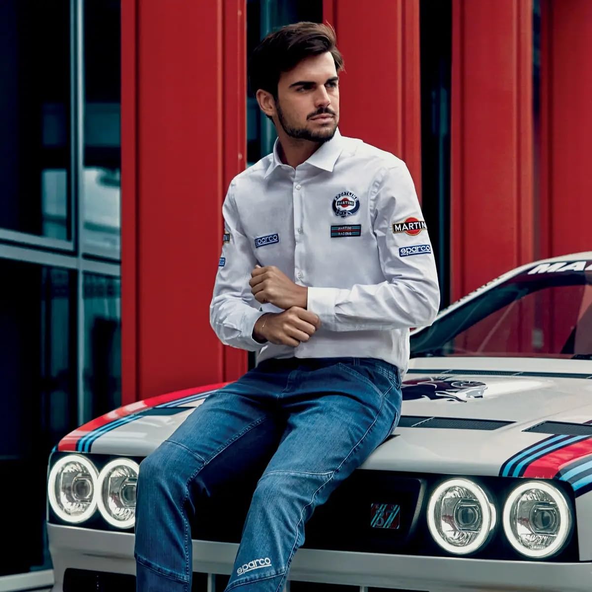 Sparco Camicia Martini Racing Manica Lunga
