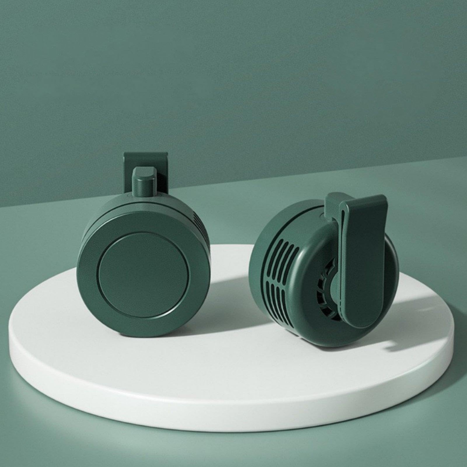 Set di 5 Ventilatori Da Fianco con Clip per Fissarli Alla Camicia, Leggeri E Portatili, Ideali per La Scrivania, I Viaggi E L'ufficio, 5 pezzi