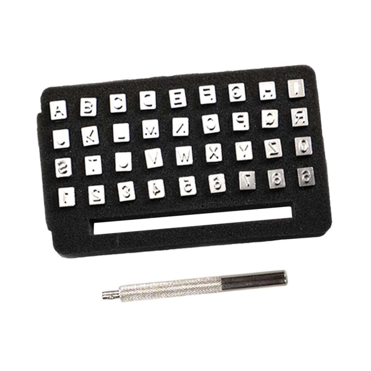 BEBEMOKO Alphabet Letter Stamp Set Leather Craft Stamps Punch Printing Leather Professional Tool