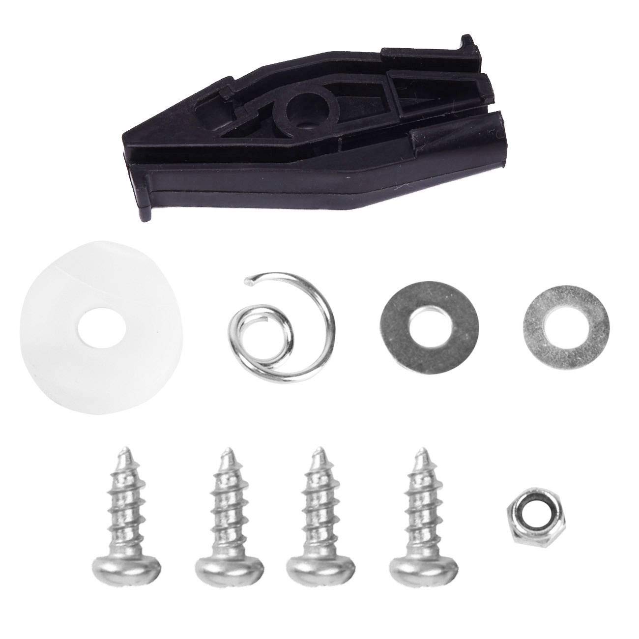 AUTOPA Fensterheber Reparatursatz 1Y0898291+1Y0898292 Ersatz für VW New Beetle Cabriolet 1.4 1.6 1.8 T 1.9 TDI 2.5 Links+Rechts Schwarz Kunststoff