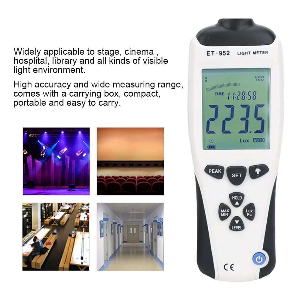 Fotómetro Digital portátil para escenas de iluminación de medición rápida