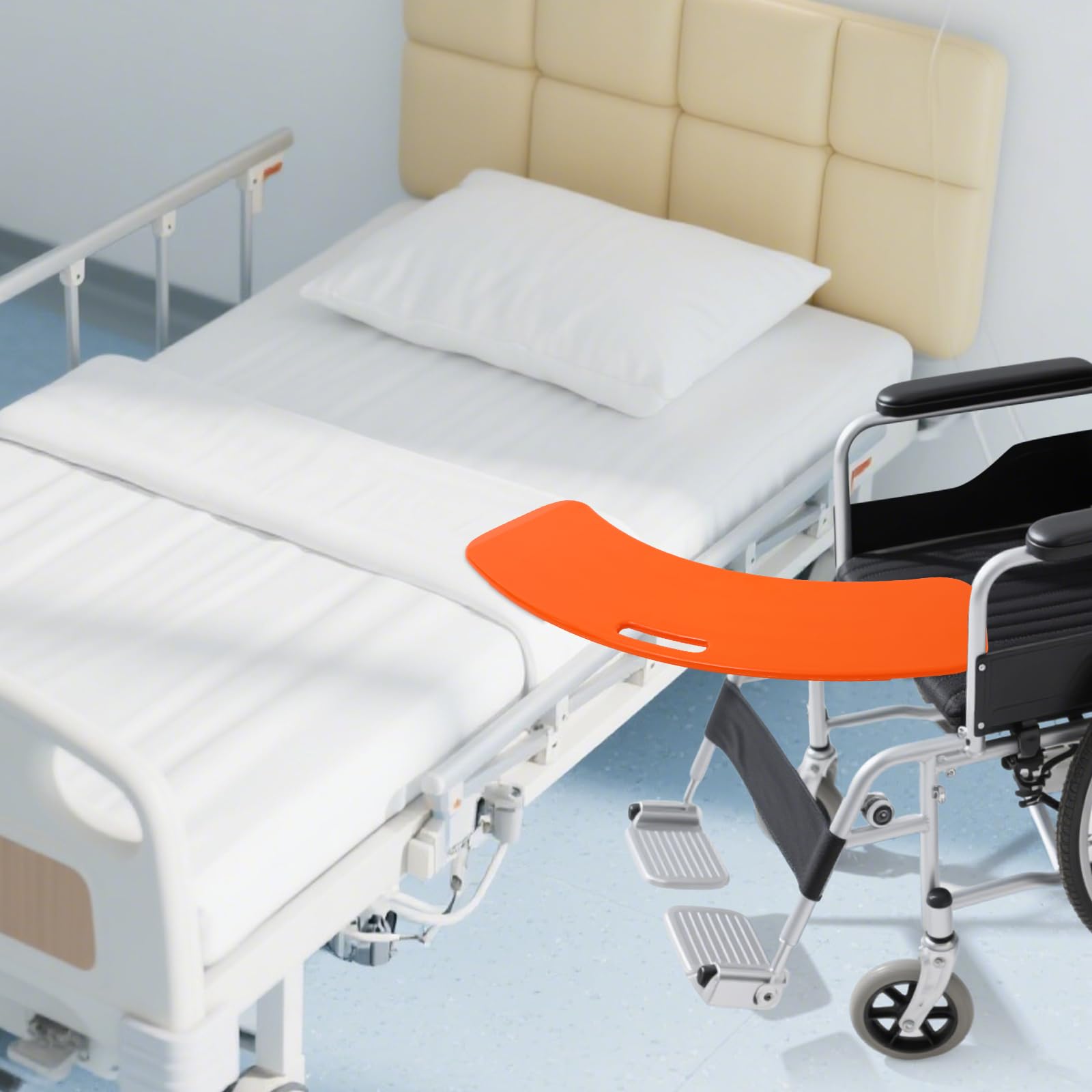Tavola di trasferimento, 80 cm fino a 150 kg, per sedia a rotelle e letto