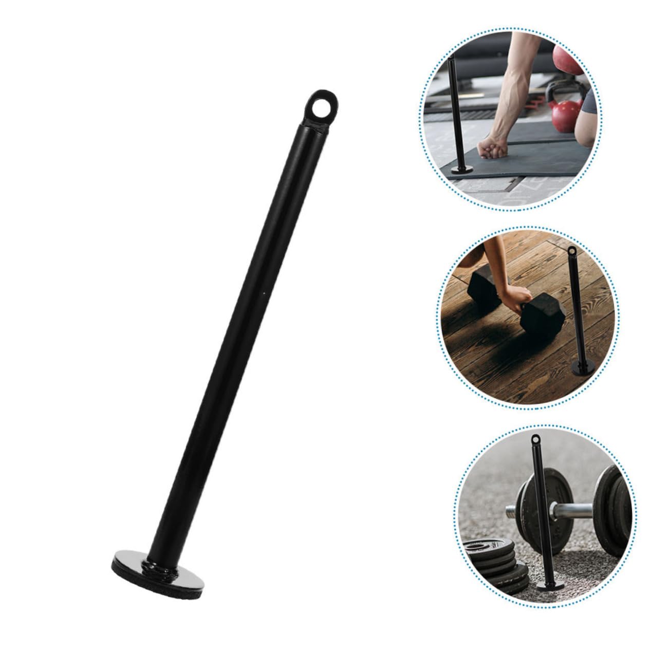 TOYANDONA 2pezzi Supporto per Pesi da Palestra Accessori per Attrezzature Fitness con Pin di Carico per Macchine Pulley Struttura Resistente per Allenamenti di e Riscaldamento