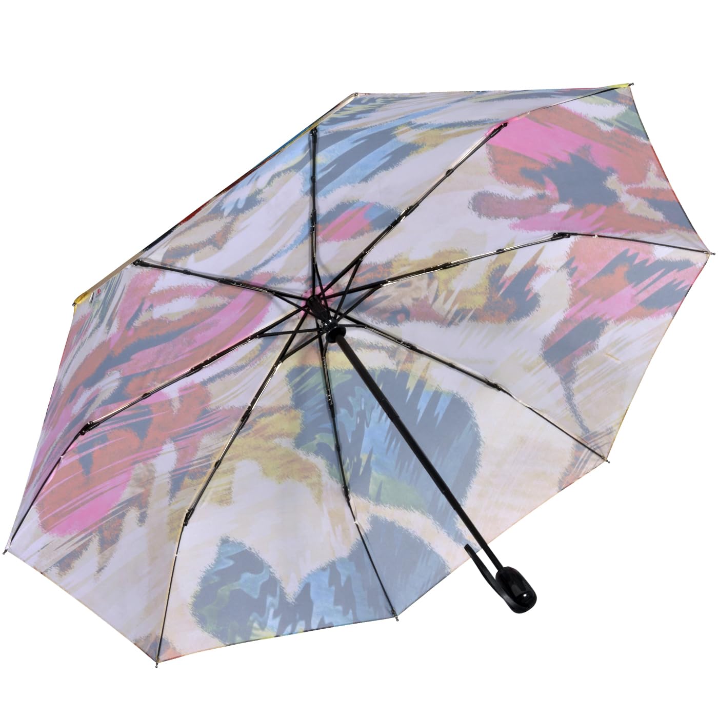 Doppler Parapluie pliant – Ouverture et Fermeture Automatiques - Tissu Pongé Imperméable – Convient pour un Sac a dos Voyage – 8 baleines en fibre – Voyage Accessoires – Toile de 98 cm - Ancien