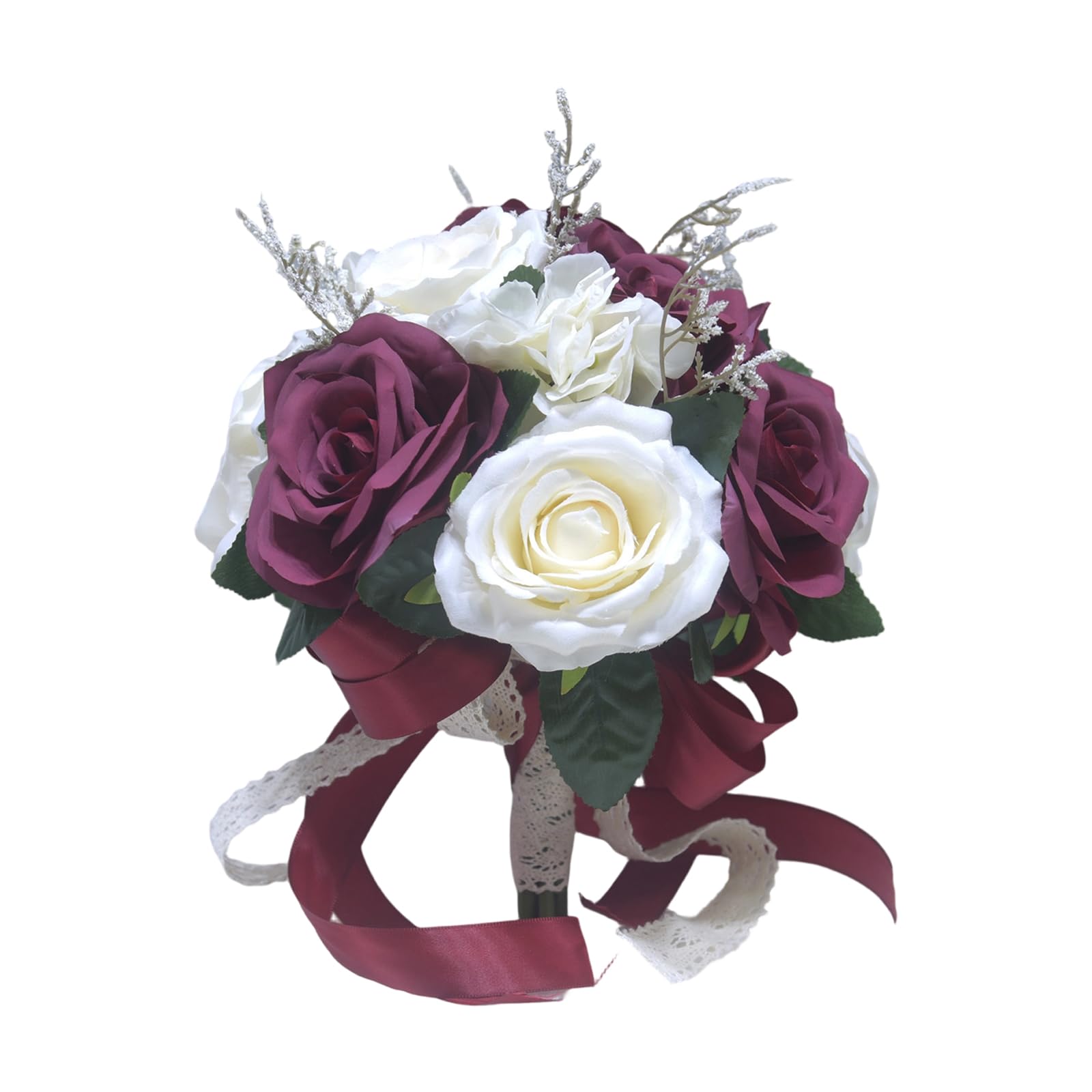 Bridal Bouquets Artificial Flowers Wedding Bouquet Flower Arrangement Ceremony Photography Anniversary Centerpiece Bridal Artificial Flowers for Wedding Photography Bride Elegant Rose