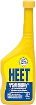 HEET Water Remover & Premium Gas Line Antifreeze, Removes Water from Fuel System, Prevents Gas-line Freezing, Winter Fuel Additive for Fast Cold Weather Starts, 12 fl. oz.