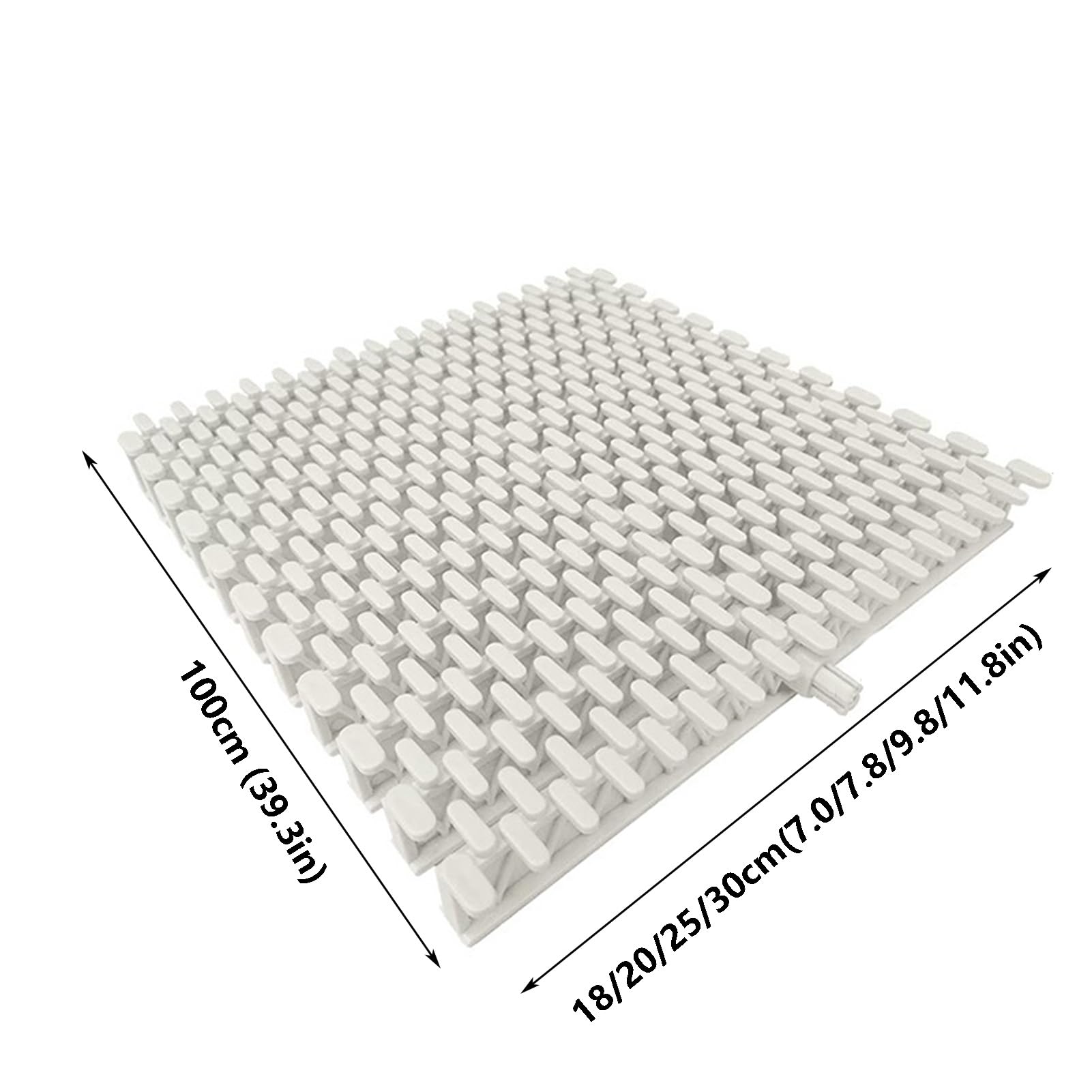 Rejilla de Empalme ABS para Piscina, Salida de desagüe de Ducha, Rejilla de desbordamiento de canalón, Rejilla de desagüe de Ducha, Cubierta de Drenaje de Carretera, se Puede Girar, fácil de