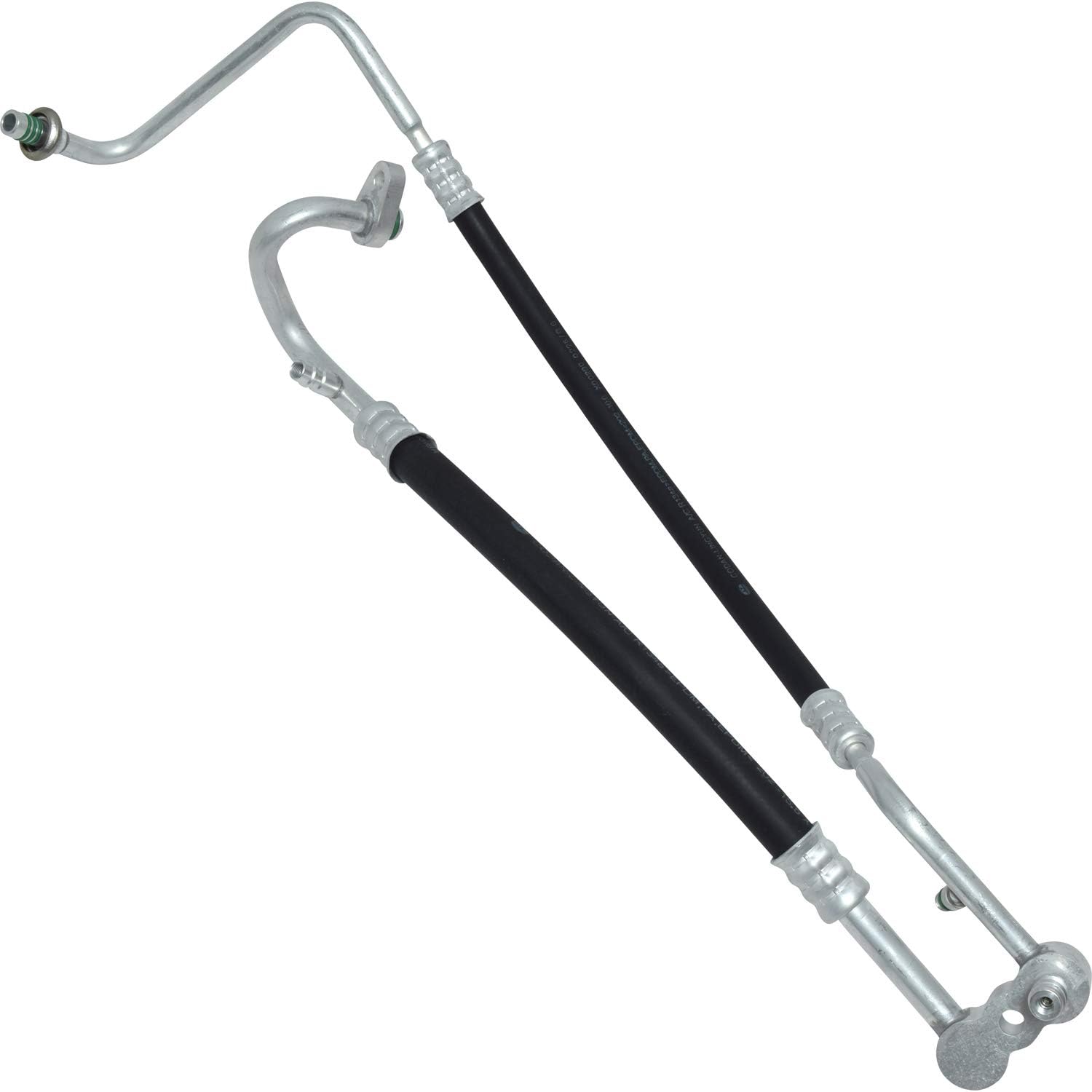 hvac a/c suction and discharge assembly