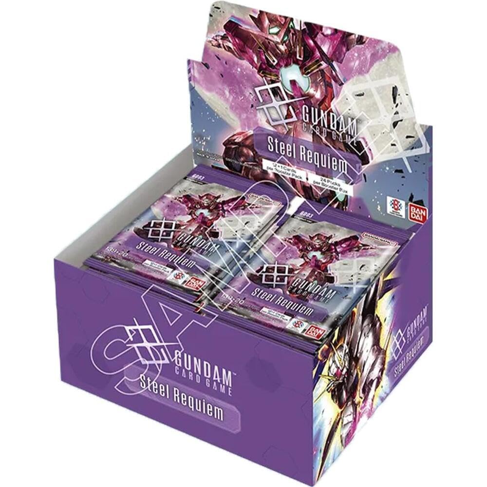 Amazon.com: Gundam Card Game Booster Box - Steel Requiem (GD03
