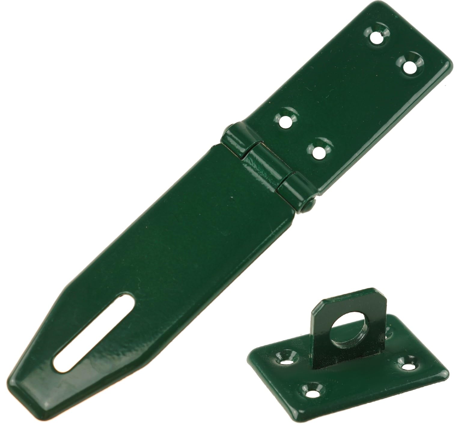 Hasp Security 170x32mm Verde - Cancello Serratura Porta Chiavistello Scorrevole - Serratuea per Porte - Cancelli da Giardino cancello