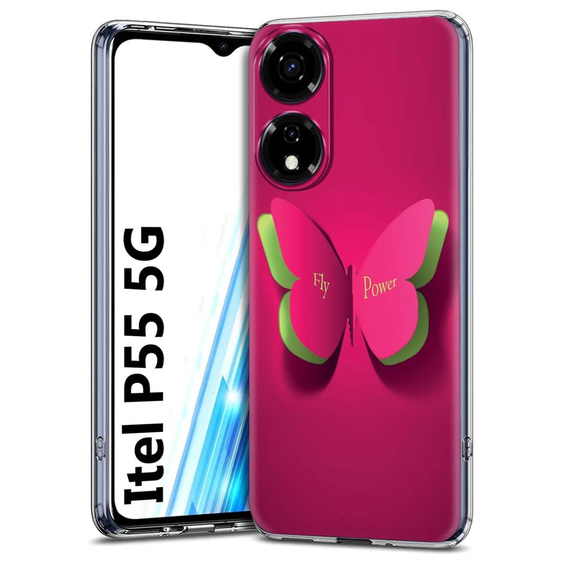 Fashionury Soft Silicon Printed Designer Mobile Back Cover for itel P55 5G -D0344 (B0CLK5H3YG) Amazon Price History, Amazon Price Tracker