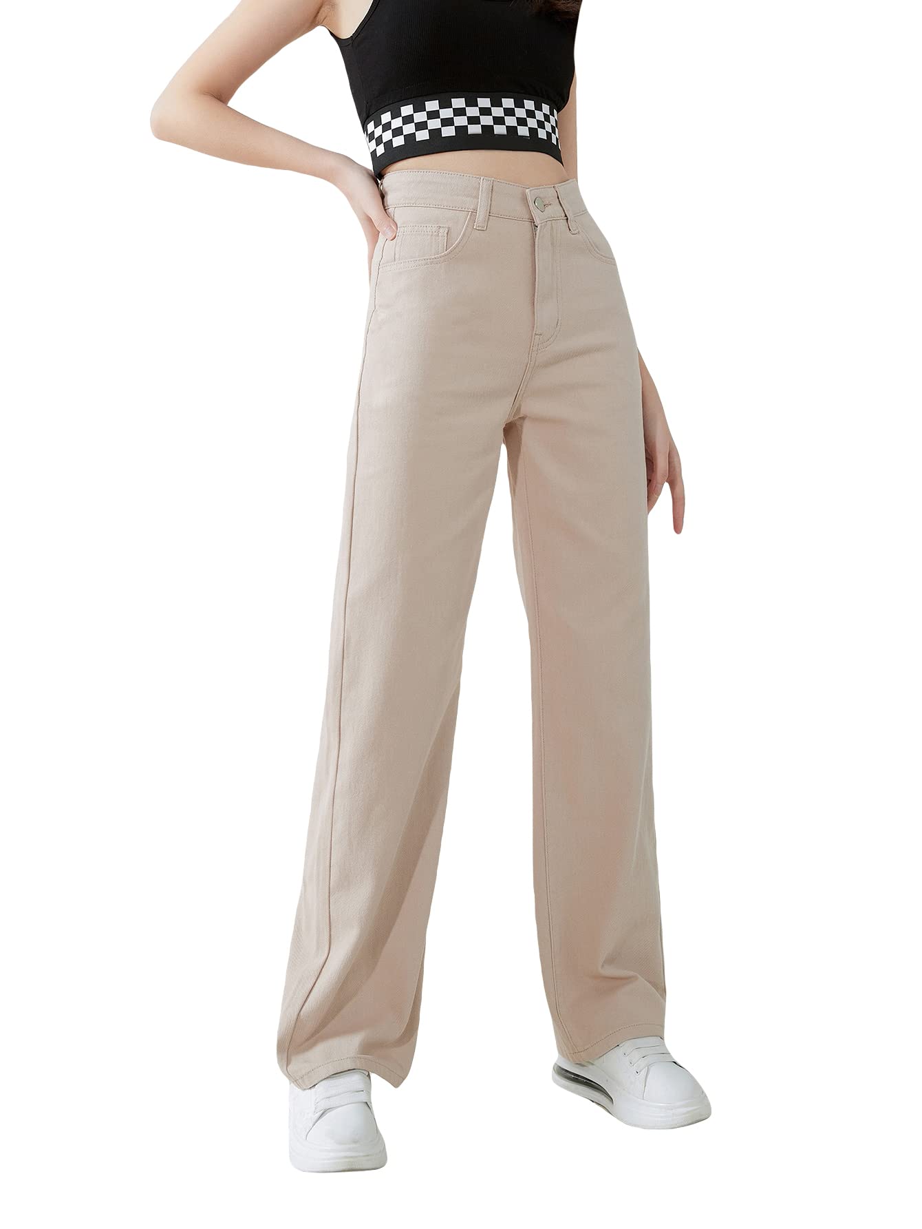 Sweatyrocks Womens Straight Leg Pants SweatyRocks Womenu2019s Jeans Review - Teen Fashion Sweatyrocks Womens Straight Fit