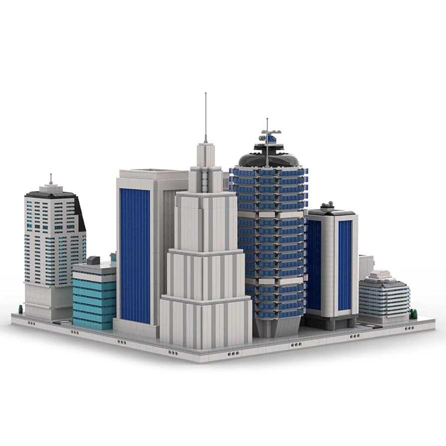 模型製作用品 SKYLINE Amazon.com: VILLA CRAFT Seattle City Skyline 3D Model