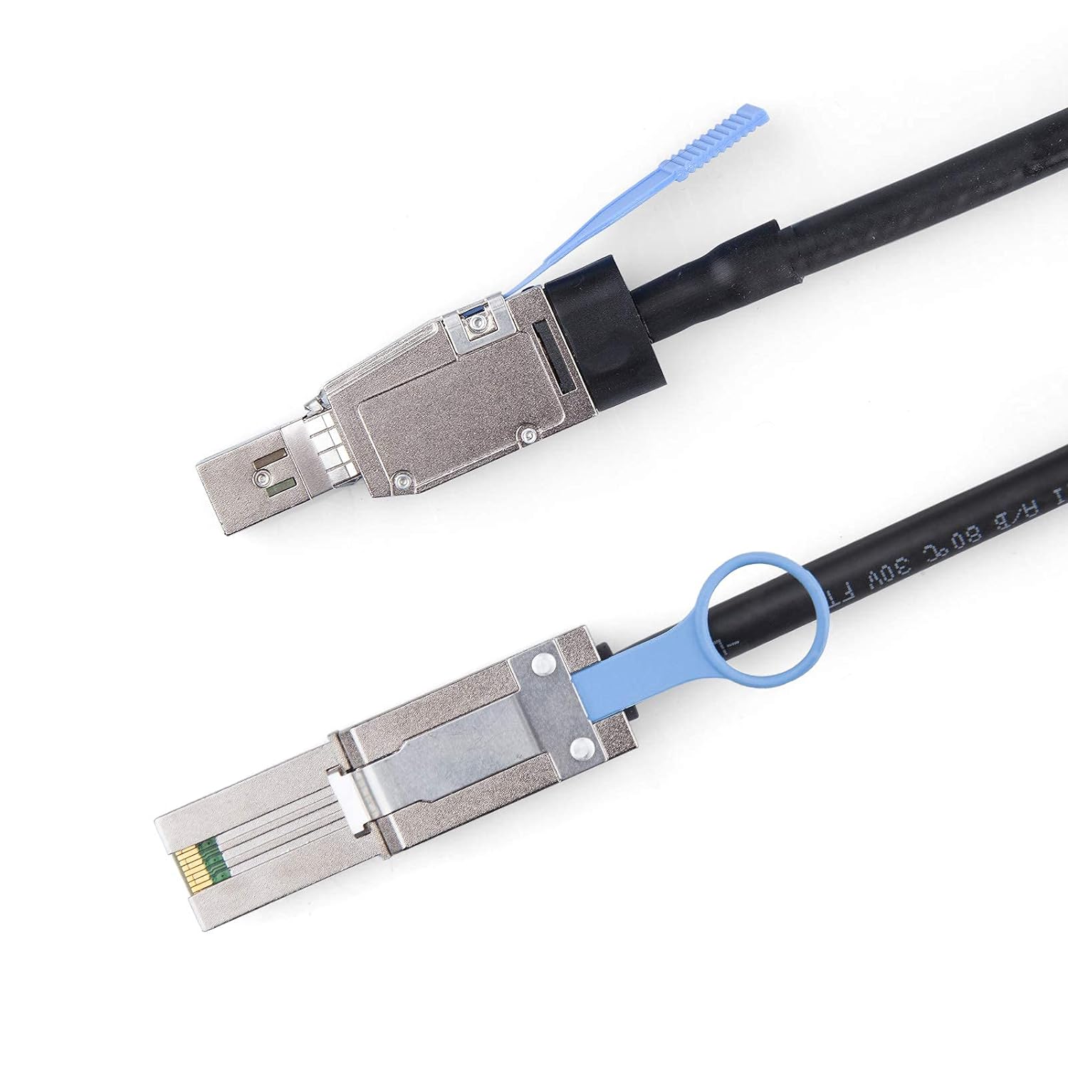 10Gtek SFF-8644 to SFF-8088 SAS Cable, 6Gbps External Mini SAS HD to SAS 2.0 (26-Pin) for RAID/Server/Data Center, 100-Ohm, 1m/3.3ft