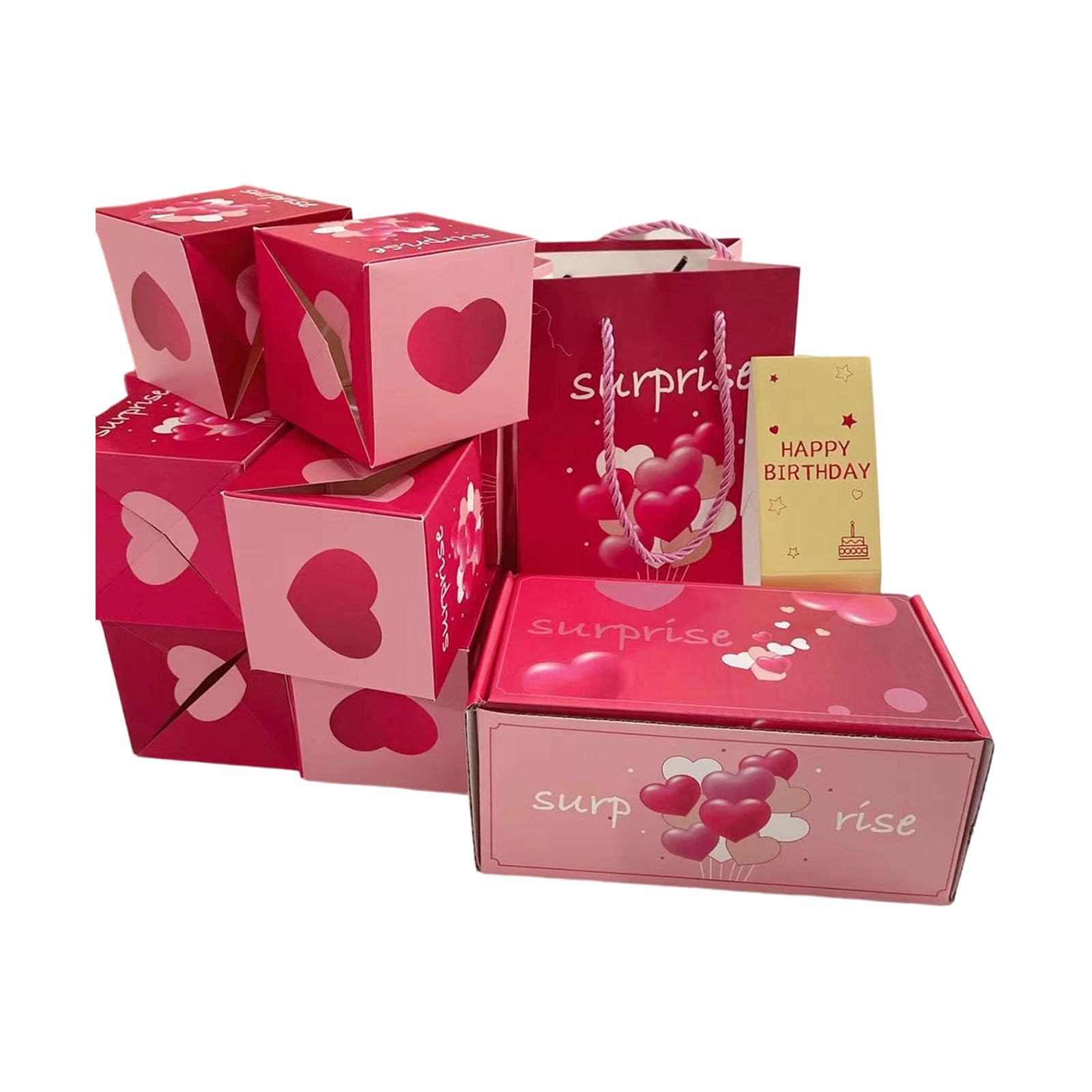 hogtnd Pack of 18 user-friendly pop-up surprise sleeves for festival event decorations that allow easy assembly and creative fun made from recycled paper