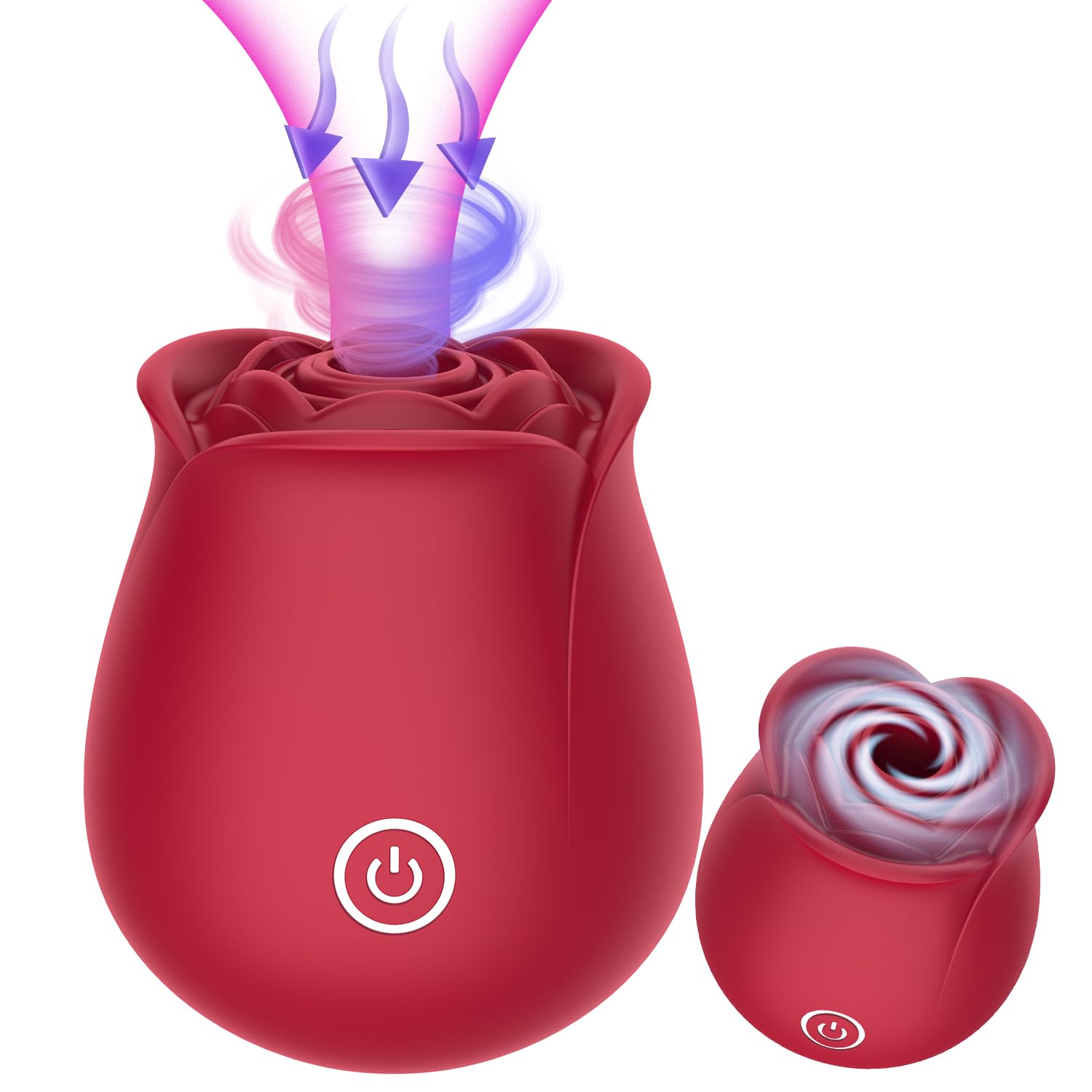 Amazon.com: Portable Rose Flower Toys for Women, Lovely Petals Rose Toy  Vibrator, 10 Suction & Vibration Modes Clitoral Stimulator Gift for Her ( Rose Red) : Health & Household