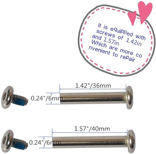 Miniatura 5 de Mute - Juego de ruedas de repuesto para maleta de equipaje de 3.15 pulgadas de diámetro exterior resistente al desgaste (3.15 x 0.94 pulgadas)