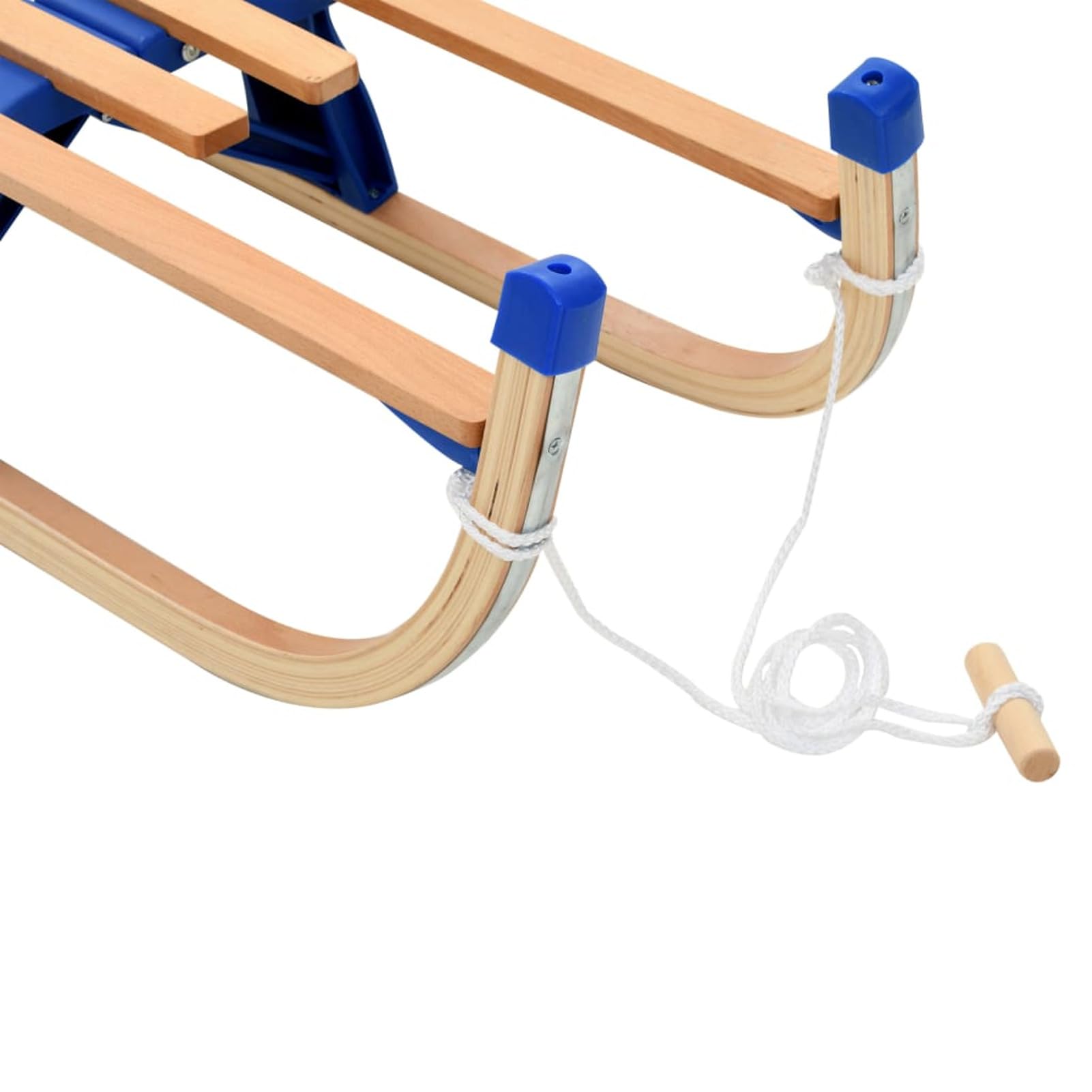 LAPOOH Slittino Pieghevole in Legno 110 cm,Articoli Sportivi,Ricreazione all'aperto,Sport e attività Invernali,Slitte-91457