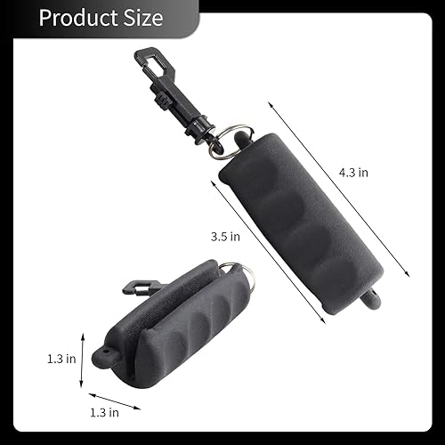 Miniatura 2 de Tirador de flechas de tiro con arco para mano con clip para cinturón para práctica de tiro (paquete de 3)