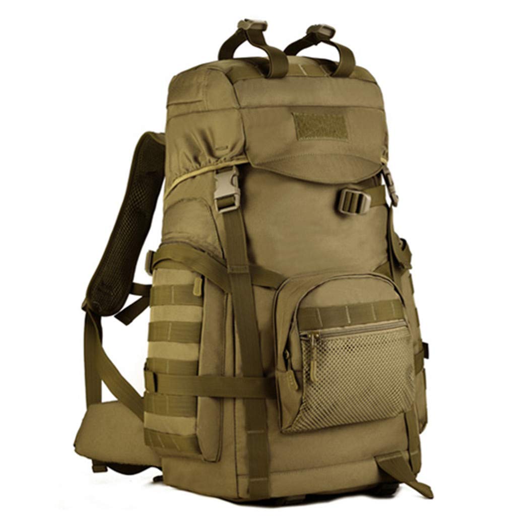 Sac à dos tactique militaire 60L étanche LIOPJH contre la pluie et l'usure