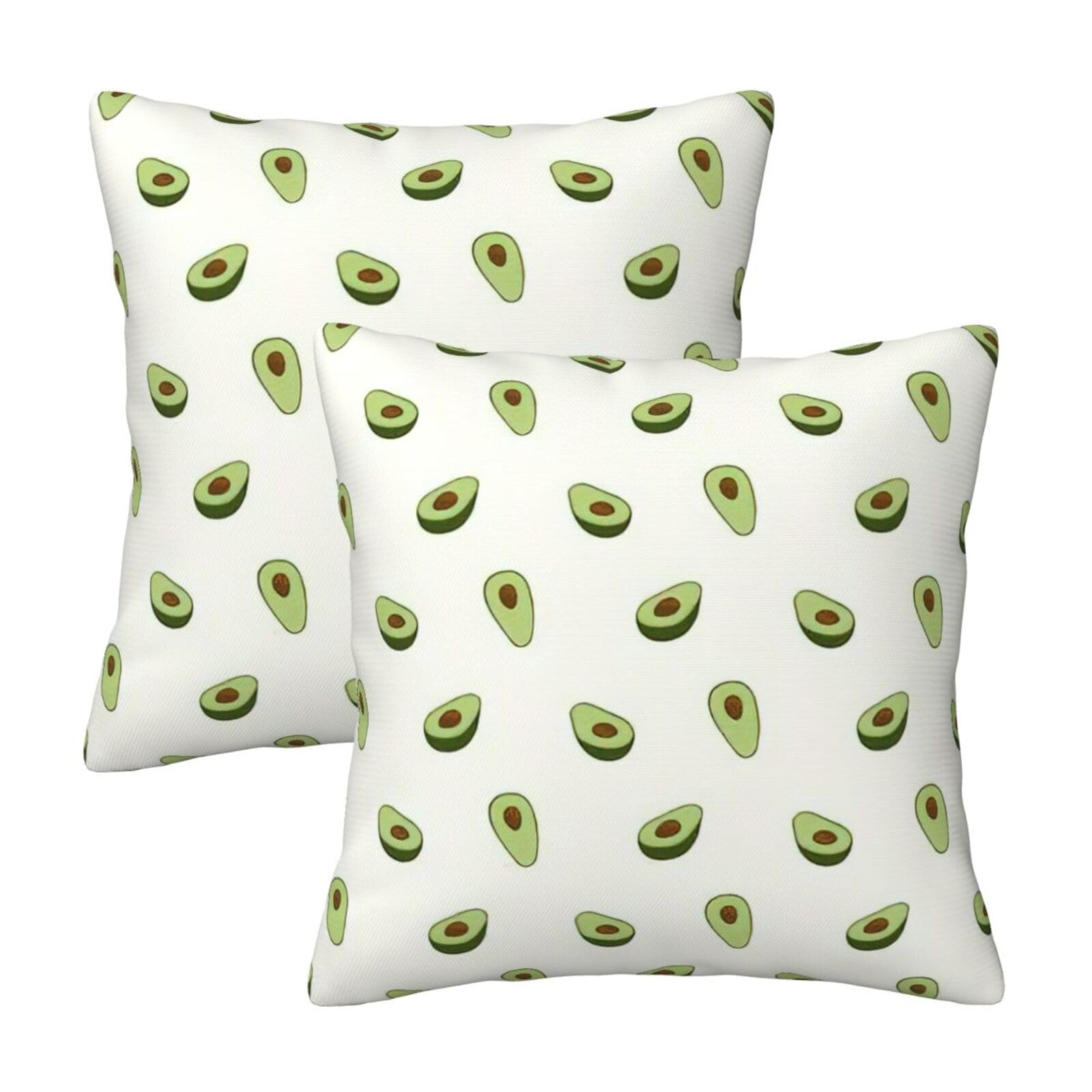 RRhgipp Avocado Throw Pillow Cases Decorative Cushion Covers Couch Bed Sofa Decoration Xmas Gifts Bed