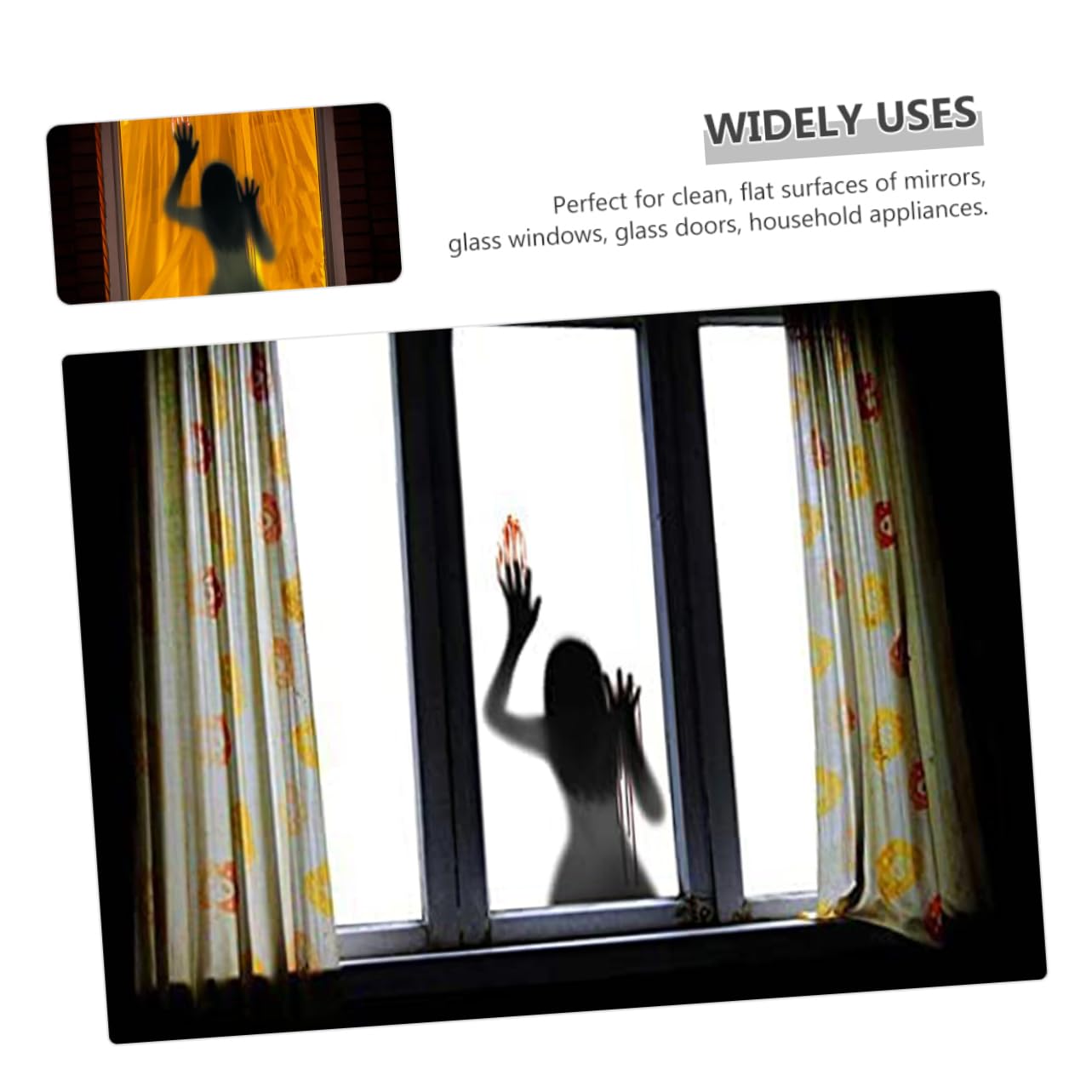 IMIKEYA 4 Stück Pvc Geister Fensterdekorationen Gruselige Fensteraufkleber Gruselige Tapeten Halloween Aufkleber Für Fenster