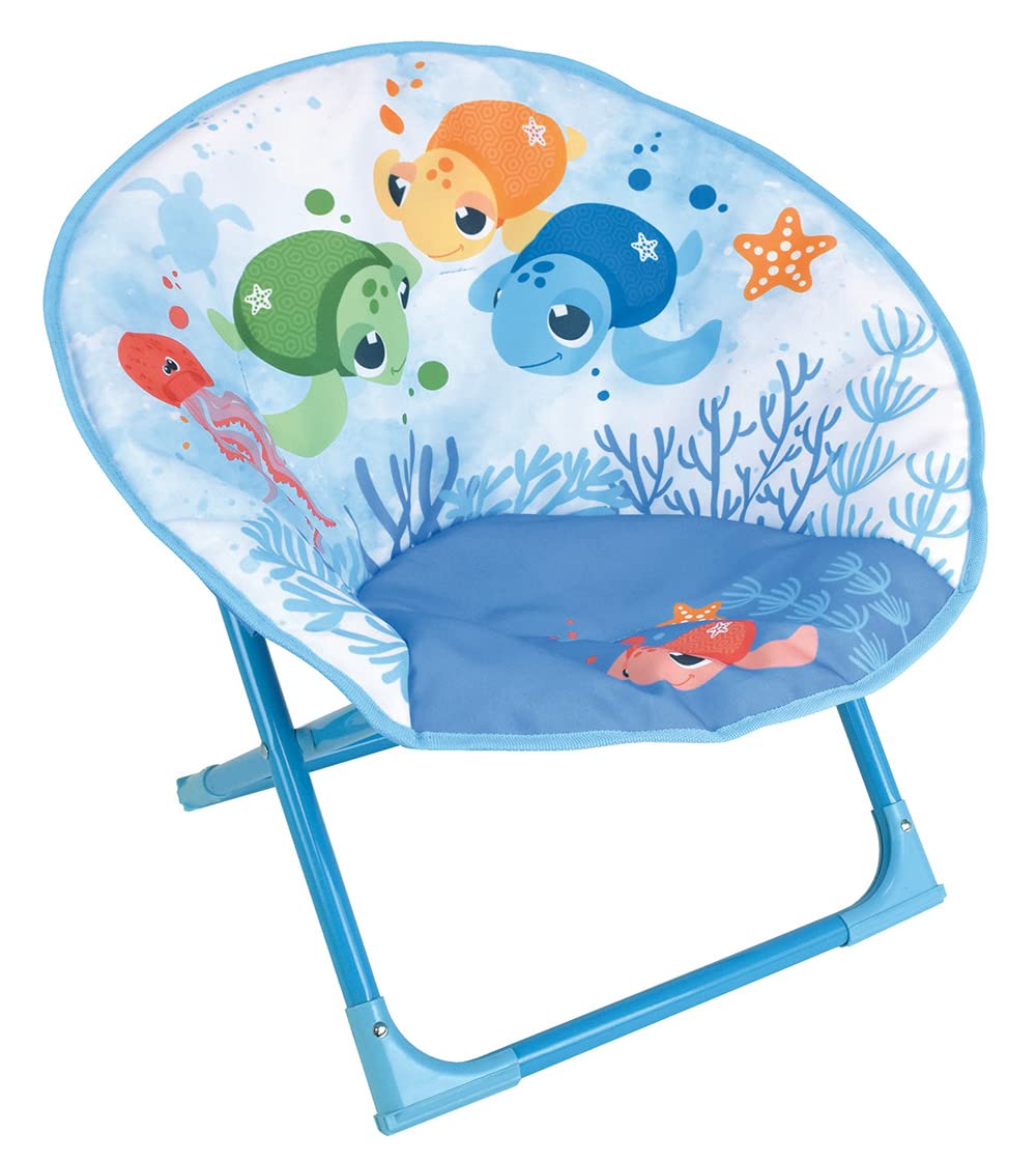 FUN HOUSE MA Small Foldable Moon Seat Carapace for Children H.47 x L.54 x D.42 cm