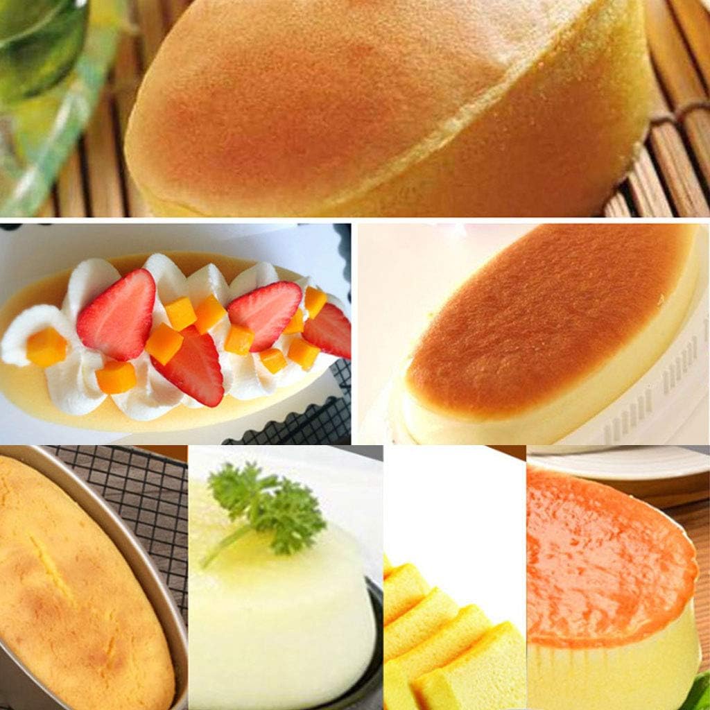 Antss Molde Ovalado para Pan Y Tarta De Queso, Bandeja para Hornear, Utensilios De Cocina para Horno DIY, Moldes para Pan Antiadherentes para Hornear Pan De 9 Pulgadas