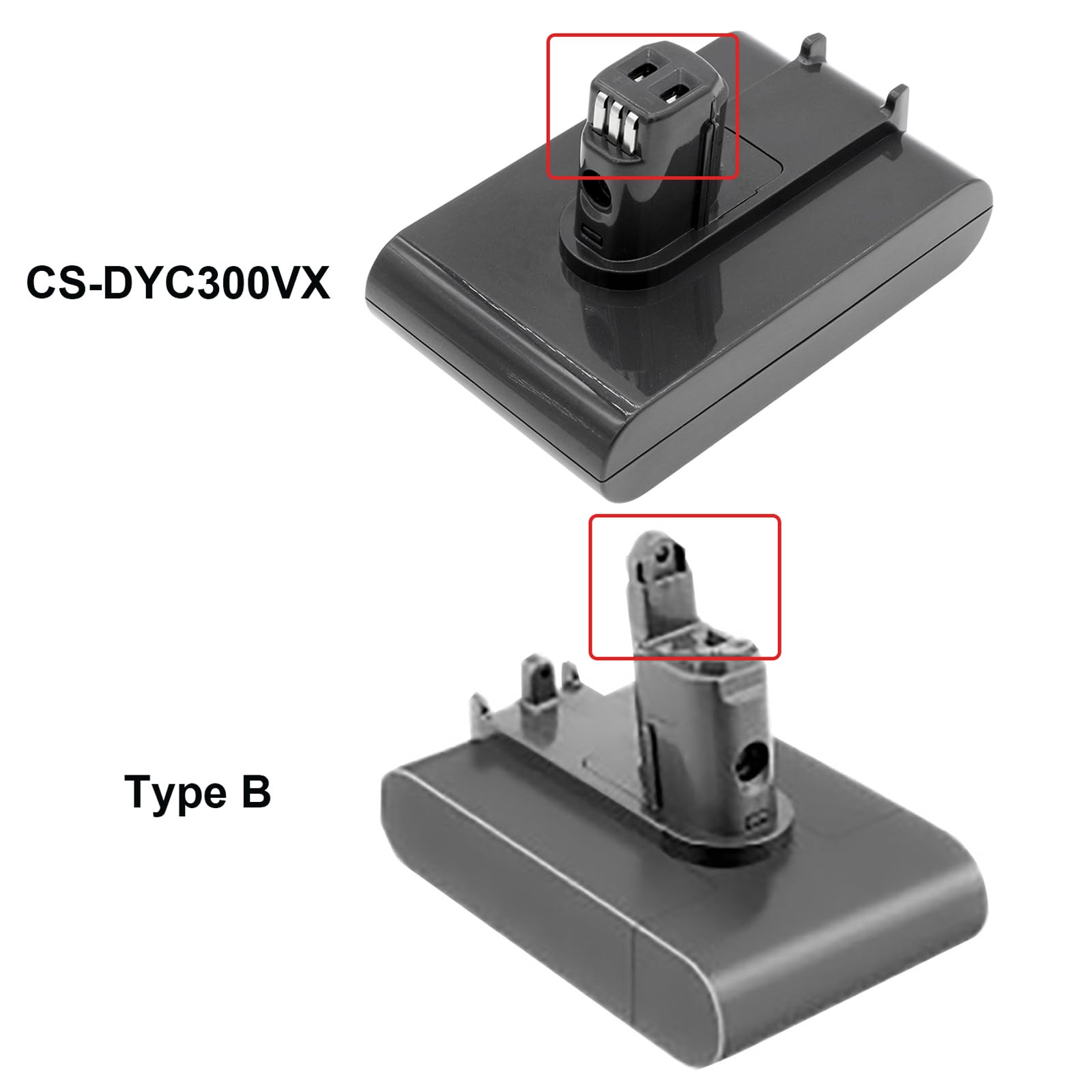 TECHTEK Batteria 1500mAh compatibile con [Dyson] DC30, DC30 White, DC35 sostituisce 17083-01-03, 17083-11 10, 17083-3009, 17083-4810, 17083-5010, 17183-01-03, 18173-01-03, 917083-02, 917083-08 FBA