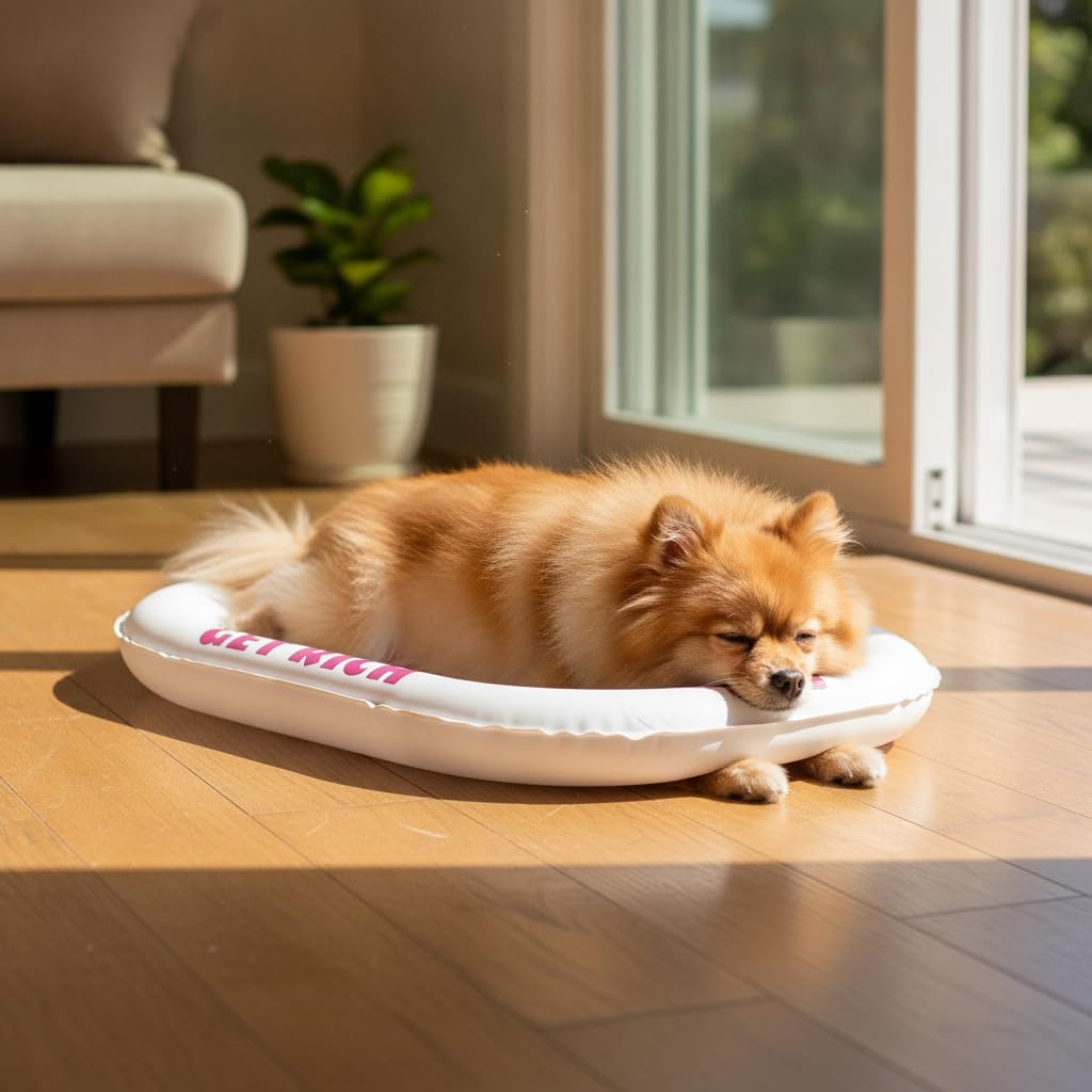 Tapis Rafraîchissant pour, Ovale Fortune, M | Matériau plastique, Tapis fraîcheur, Journées ensoleillées, Pour les amis s bêtes