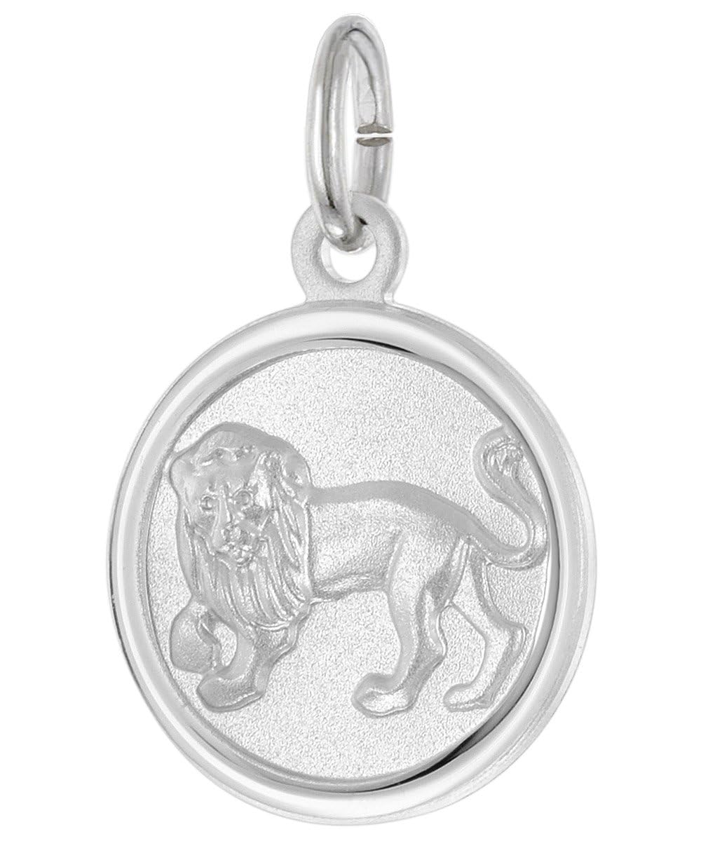 trendor Collana per bambini con segno zodiacale leone, in argento 925, gioiello senza tempo per bambini, idea regalo incantevole 28606-08
