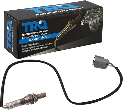 Vista 221 de TRQ Sensor de Oxígeno O2 de 4 Hilos de Banda Estrecha Compatible con VW Atlas 2.0L 2018-21, VW GTI 2.0L 2016-18, Audi A3 Quattro 2.0L 2015-18, VW