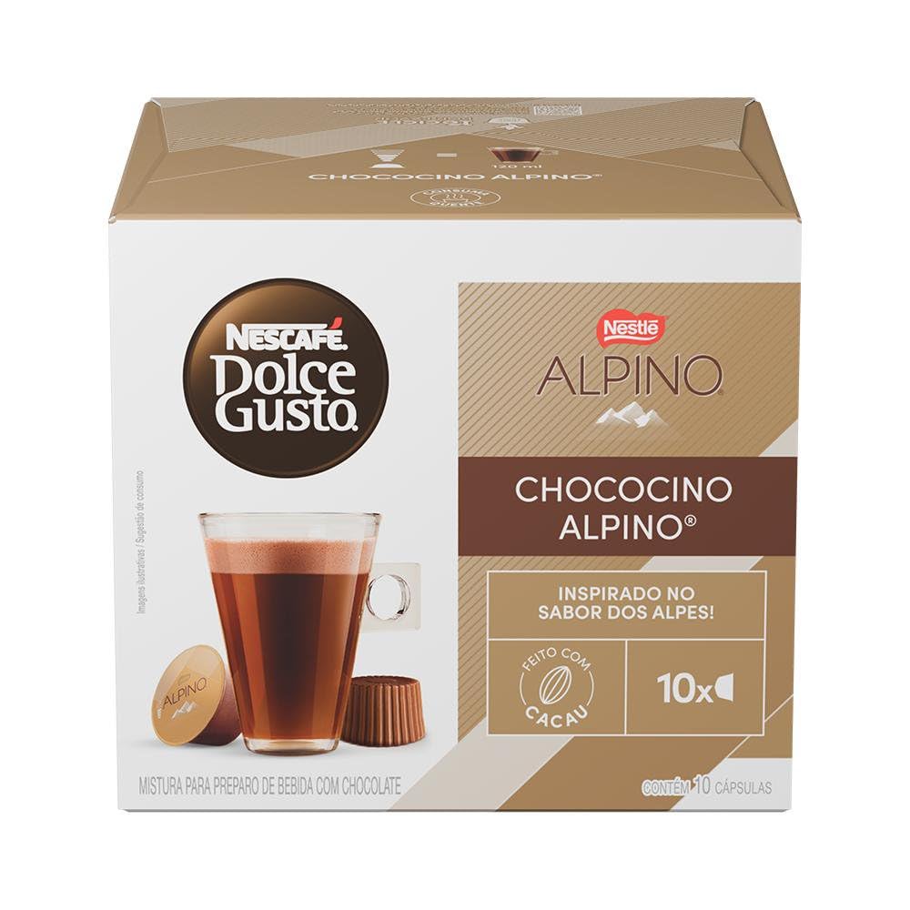 Dolce Gusto Nescafé Café Em Cápsula Dolcegusto Alpino Tradicional 10 Unidades 178G