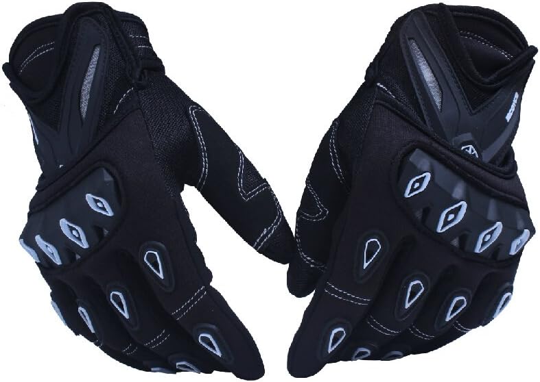 Zappus Men / Women Bicycle Motorcycle Motorbike Riding Cycling Racing Full Finger Gloves Breathable Heat Dissipation Design