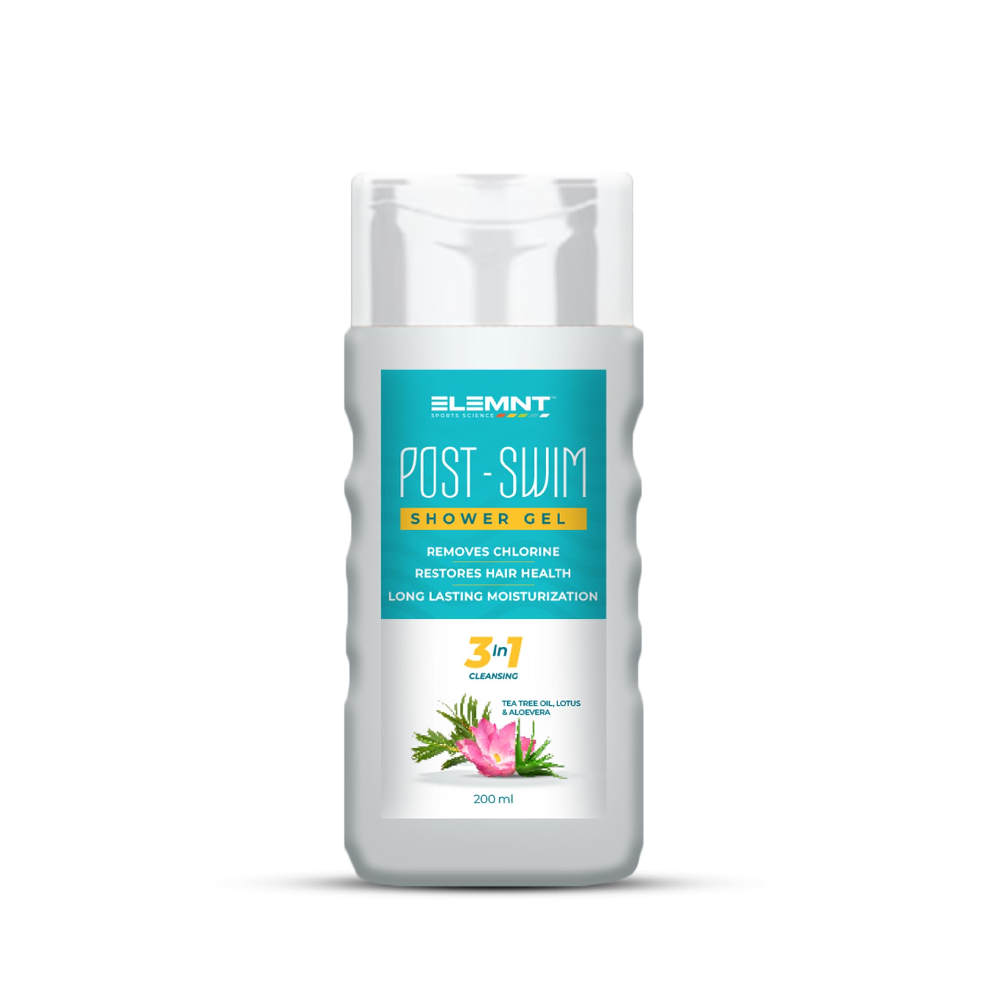 Sponsored Ad – Elemnt Post Swim Shower Gel for Adults & Kids | Chlorine & Odour Clear Body Wash | Prevents Body Acne, Exfoliates & Deep Cleanses Skin | Contains Tea Tree Oil, Aloe Vera, Lotus Extracts - 200 ml