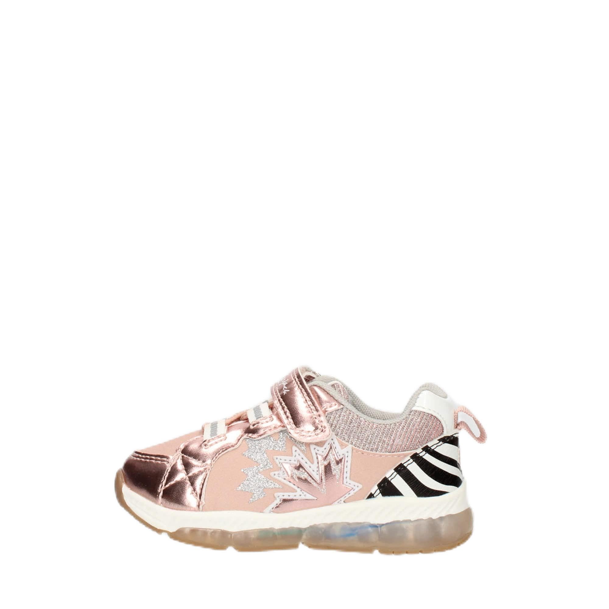 Scarpe da ginnastica alte con stelle luminose - Bianco - Bambina