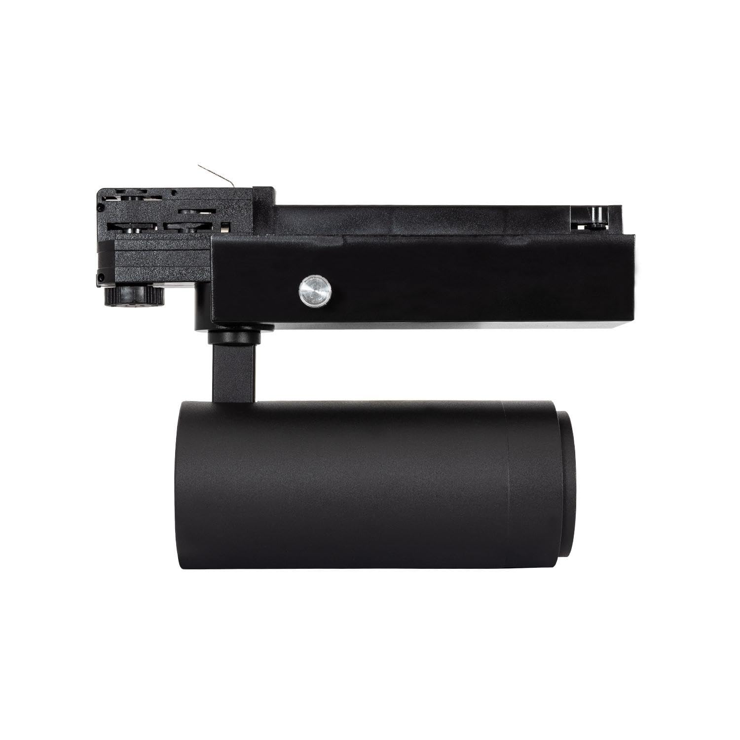LEDKIA LIGHTING Faretto LED Binario Trifase 30W Regolabile Wolf Multiangolo 15-60º Nero 3000K Bianco Caldo